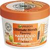Garnier - Ultimate Blends Hair Food Papaya, maschera per capelli 3-in-1, per riparare i capelli danneggiati, 390 ml