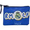 Real Madrid Portafoglio Portafoglio RMCF Dal 1902 Scudo Prodotto Ufficiale 12x10cm… Blu, blu, Portafogli