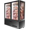 D.L. SERVICE Vetrina frollatura - N. 2 porte - N. 4 lati vetrati - cm 165 x 67 x 225 h