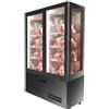 D.L. SERVICE Vetrina frollatura - N. 2 porte - N. 4 lati vetrati - cm 125 x 67 x 225 h