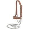 Weaver Livestock Weaver Leather Livestock Brahma Webb Cavezza regolabile per capra, XL, marrone
