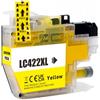 BROTHER CARTUCCIA COMPATIBILE PER BROTHER LC422YXL LC-422Y XL YELLOW GIALLO 1500 PAGINE