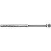 Fischer - Tassello a gambo lungo SXRL 10x60 T A4-Multiple per il fissaggio di facciate, sottostrutture per tetto UVM. In materiali da costruzione pieni e forati, 50 pezzi, art. n. 546505, grigio