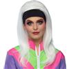 Boland 85749 - Parrucca Retro Babe, acconciatura in capelli sintetici per costumi di carnevale, anni '80, anni '90, travestimento, carnevale, festa a tema
