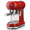 SMEG Macchina Caffé Espresso Manuale Capacità Serbatoio 1 Litro Potenza 1350 Watt Colore Rosso