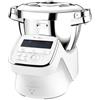 moulinex - hf800a cuisine companion robot da cucina capacità 4.5 litri  potenza 1550 watt con ricettario