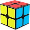 JOPHEK Speed Cube, Cubo Magico Cubo Adesivo Nero Cubo Originale Puzzle Cube Puzzle Cube, Più Veloce & Più Professionale (2x2)