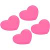 PATIKIL Tennis Vibrazione Smorzatore, 4pz Forma Cuore Silicone Shock Ammortizzante Racchetta Corda Smorzamento per Tennis Racchetta, Rosa