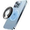 BENKS Anello Supporto Ring Cellulare Magnetico per iPhone 14 Pro Max Plus, 12/13 Pro Max, 360 ° Rotazione Anello Staccabile, con Anello in Metallo - Nero