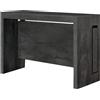 Consolle GAIOLE in legno e acciaio ossidato 90×45 cm allungabile a 90×295 cm