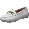 Geox D Kosmopolis + Grip, Moccasin Donna, Grigio Chiaro, 41 EU