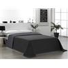 Martina Home Copriletto trapuntato reversibile, colore: nero, letto da 105