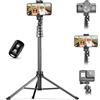 UBeesize 157cm Bastone Selfie Treppiede Selfie Stick Treppiede per telefono cellulare, treppiede smartphone estensibile con telecomando Bluetooth per iPhone e telefoni Android