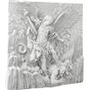 Design Toscano NG33581 Fregio di Parete Scultorea di Arcangelo St. Michael, Allora