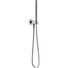 Ponsi Supporto doccia con presa acqua, flessibile e doccetta stick tonda cromato codice prod: BNKITCKI21
