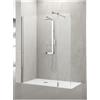 NOVELLINI Kuadra h walk-in 67/70 vetro trasparente profilo cromato codice prod: KUADH70-1K