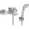 IDEAL STANDARD Ceraplan miscelatore esterno per vasca/doccia con doccetta cromata codice prod: BD258AA