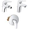 GROHE Kit rubinetto monocomando Eurostyle New lavabo - bidet - doccia codice prod: 23707003 23720003 23725003
