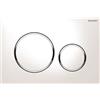 Geberit Sigma 20 115.882.kj.1 placca 2 tasti bianco/cromato/bianco codice prod: 115.882.KJ.1