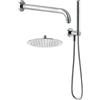 Ponsi Kit doccia tondo con soffione, braccio doccia, supporto doccia, presa d'acqua e doccetta codice prod: BN KIT C KI15