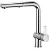 Rubinetteria Paffoni Rock miscelatore lavello monoforo con canna orientabile codice prod: RO285CR
