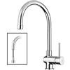 RUBINETTERIA PAFFONI Stick rubinetto cucina con doccia estraibile a bocca alta codice prod: SK185CR