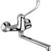 Rubinetteria Paffoni Nettuno due rubinetto cucina a parete codice prod: ND302CR