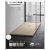 NOVELLINI Olympic plus piatto doccia acrilico 170x70 h4,5 piletta ø 90 bianco codice prod: OL170704-30