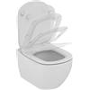 IDEAL STANDARD Tesi wc sospeso aquablade® slim sedile rallentato bianco codice prod: T354601