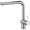 Rubinetteria Paffoni Rock miscelatore lavello monoforo con canna orientabile codice prod: RO185CR