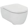 IDEAL STANDARD Blend curve wc sospeso aquablade® senza sedile fissaggi nascosti bianco codice prod: T374901