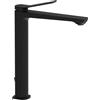 RUBINETTERIA PAFFONI Tilt rubinetto miscelatore lavabo prolungato nero opaco con scarico automatico 11/4G codice prod: TI085NO