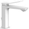 Rubinetteria Paffoni Tilt rubinetto miscelatore lavabo bianco opaco con scarico automatico 11/4G codice prod: TI075BO