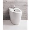 CERAMICA GLOBO 4all bidet multi 2.0 filo parete 1foro con fissag ghost bianco lucido prod: md011bi codice prod: MD011BI