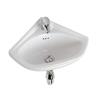 Ceramica Globo Torano lavabo angolare sospeso 41,5x46,5 bianco lucido monoforo codice prod: VA020BI