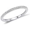 namana Anello in Argento 925 con Zirconi Bianchi per Donna, Anelli Sottili con Pietre Bianche, Misura 18