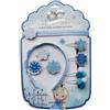 Papierdrachen Set per capelli - Cerchietto per capelli in velcro | Toppe intercambiabili nel design * Principessa di ghiaccio * | Bellissimi accessori creativi per capelli per ragazze - Set 6