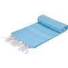 Mon Bijou ® Telo mare grande sauna asciugamano Leggero hammam Yoga 100x200 cm XXL Antisabbia e ad Asciugatura Rapida Telo da bagno per uomo e donna in cotone riciclato ecologico sostenibile