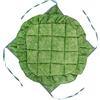 SaRani Cuscini per sedie Cucina 6 PEZZI Coprisedia Universali Lacci Con Alette e Volant Imbottiti Trapuntati Lavabile Verde Giallo Azzurro (Verde)