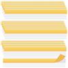 HLIWS 15 Pezzi Porta Etichette In Plastica,per supermercati,scuole-5x30cm | PVC,autoadesivo,trasparente,tagliabile,ideale per contrassegnare le sezioni di scaffali,cassetti e schedari