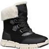 Geox J FLEXYPER Girl B AB, Scarpone da Neve, Whisky/Black, 35 EU