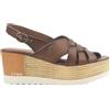 CHATTAWAK 9justinechoco38, Sandali con Tacco Donna, Marrone, 38 EU