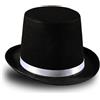 Dress Up America Cappello A Cilindro Da Smoking Per Bambine - Cappello Da Festa Del Mago Nero - Cappello Da Smoking Formale Unisex