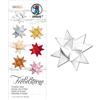 Ursus 3200001 - Strisce di Carta per Stelle di Gelato, Bianco Brillante, in Carta da Disegno tonale, 130 g/mq, ca. 1 x 50 cm, 100 Strisce per Circa 25 Stelle, Classici per Il Natale