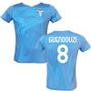 Generico Maglia Calcio S. S. Lazio Guendouzi 8 Stagione 2023/2024 Replica Autorizzata Taglie da Adulto e Bambino (3XL-Adulto)
