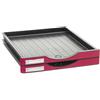 M-Office Atenea Pack 2 Cajones Pequeños para Estructura Sostenible Modular Producto 100% Reciclado Y Reciclable Frontales Intercambiables (Fucsia)