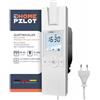 HOMEPILOT avvolgitore elettrico RolloTron premium mini per tapparelle fino 45 kg (circa 6 m²), per cinghia da 15 mm, Programma giornaliero/settimanale/astro, funzione casuale, Made in Germany
