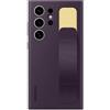 Samsung Standing Grip Case cover con cinturino e funzione cavalletto per Galaxy S24 Ultra, Dark Violet