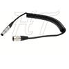 HangTon Connect Hirose 4 Pin 0B 2 Pin Cavo di Alimentazione A Spirale per Sony F5 F55 Phantom Ad Alta Velocità VEO Flex4K Fotocamera per Zacuto Gratical Eye Viewfinder Monitor Teradek