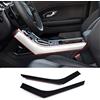 DIYUCAR Fascia decorativa in plastica ABS per console centrale di Land Rover Range Rover Evoque 2012-2018 (nero opaco)